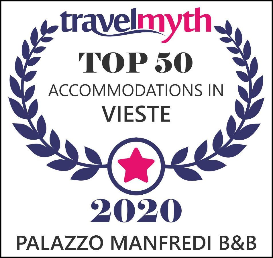 B&B Palazzo Manfredi Vieste, Fronte Mare Con Parcheggio Luaran gambar