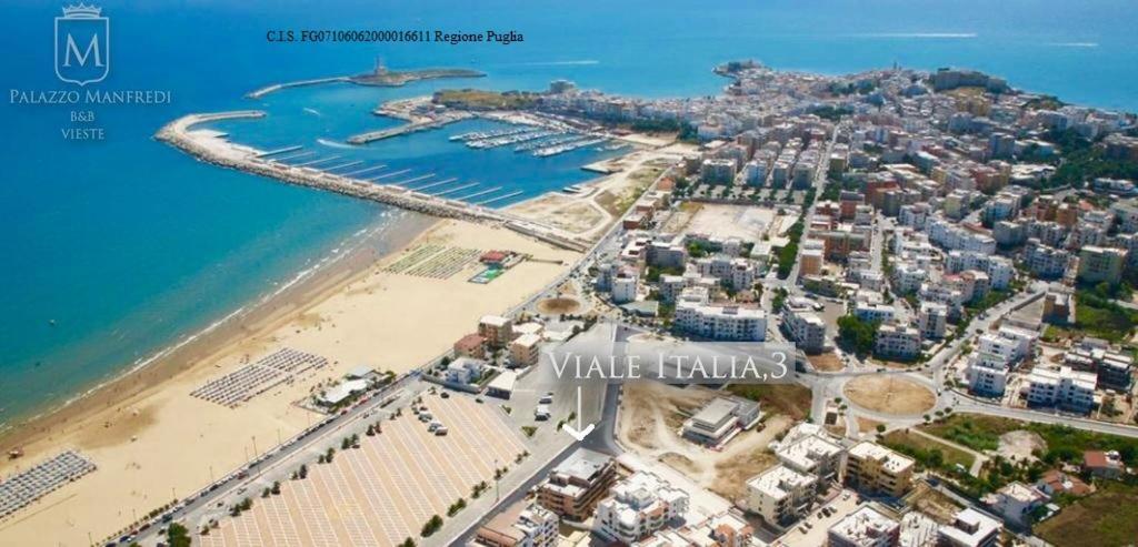 B&B Palazzo Manfredi Vieste, Fronte Mare Con Parcheggio Luaran gambar